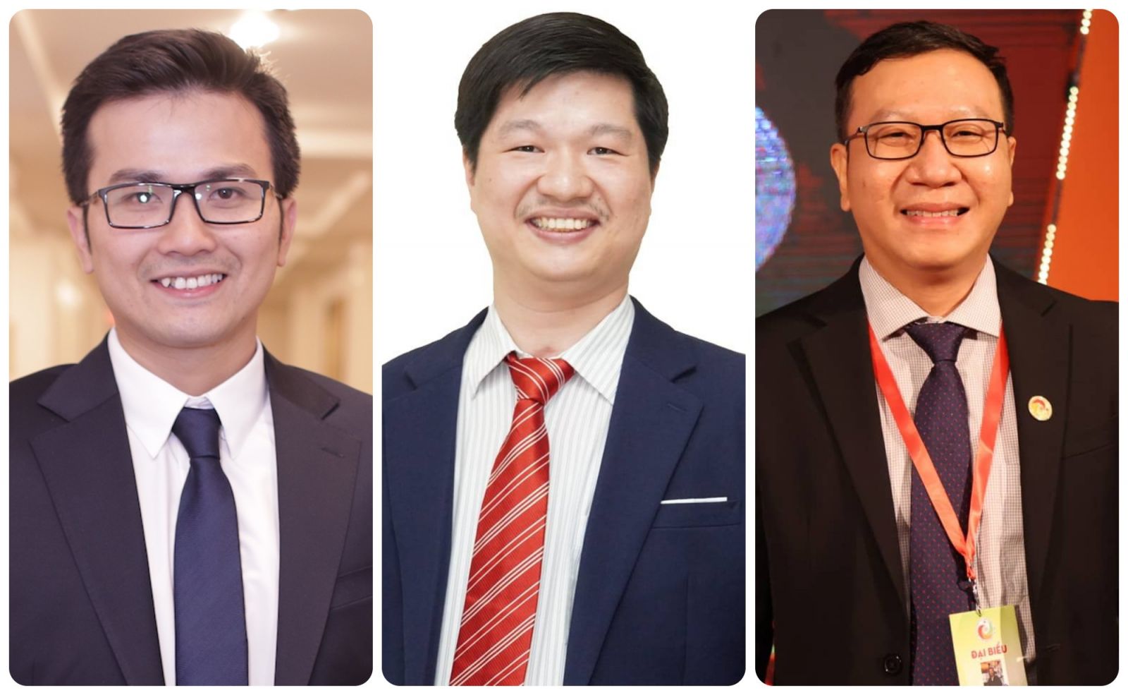 PGS Trần Xuân Bách, PGS Lê Hoàng Sơn và TS Phùng Văn Phúc (từ trái sang phải) được