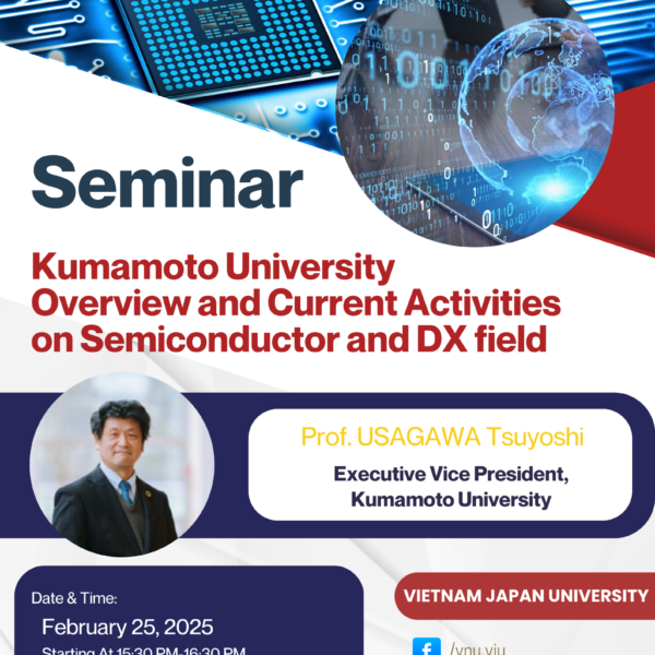 [INTERNAL SEMINAR ANNOUNCEMENT FOR VJU LECTURERS & STAFF]