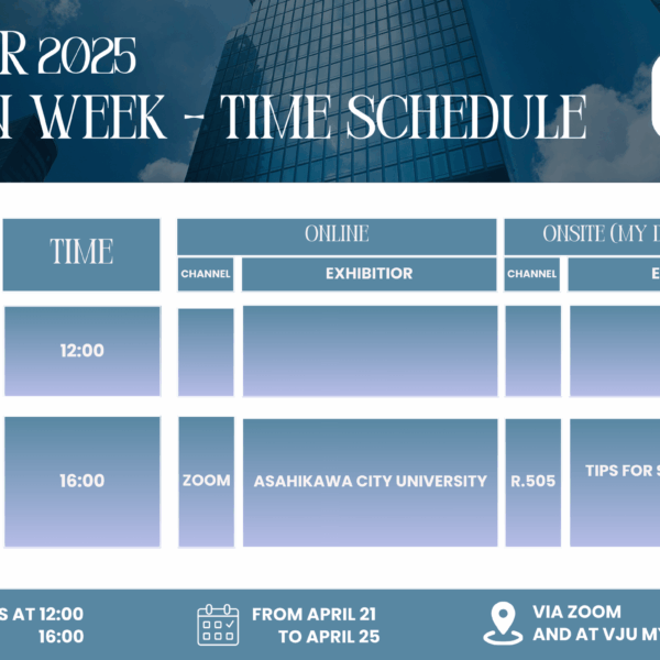CAREER DESIGN WEEK – LỊCH TRÌNH NGÀY 3