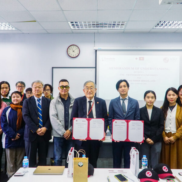 LỄ KÝ KẾT MOU GIỮA VJU VÀ CÔNG TY TNHH NIINUMA TOMOFARM: ĐẨY MẠNH HỢP TÁC ĐÀO TẠO VÀ PHÁT TRIỂN NGUỒN NHÂN LỰC